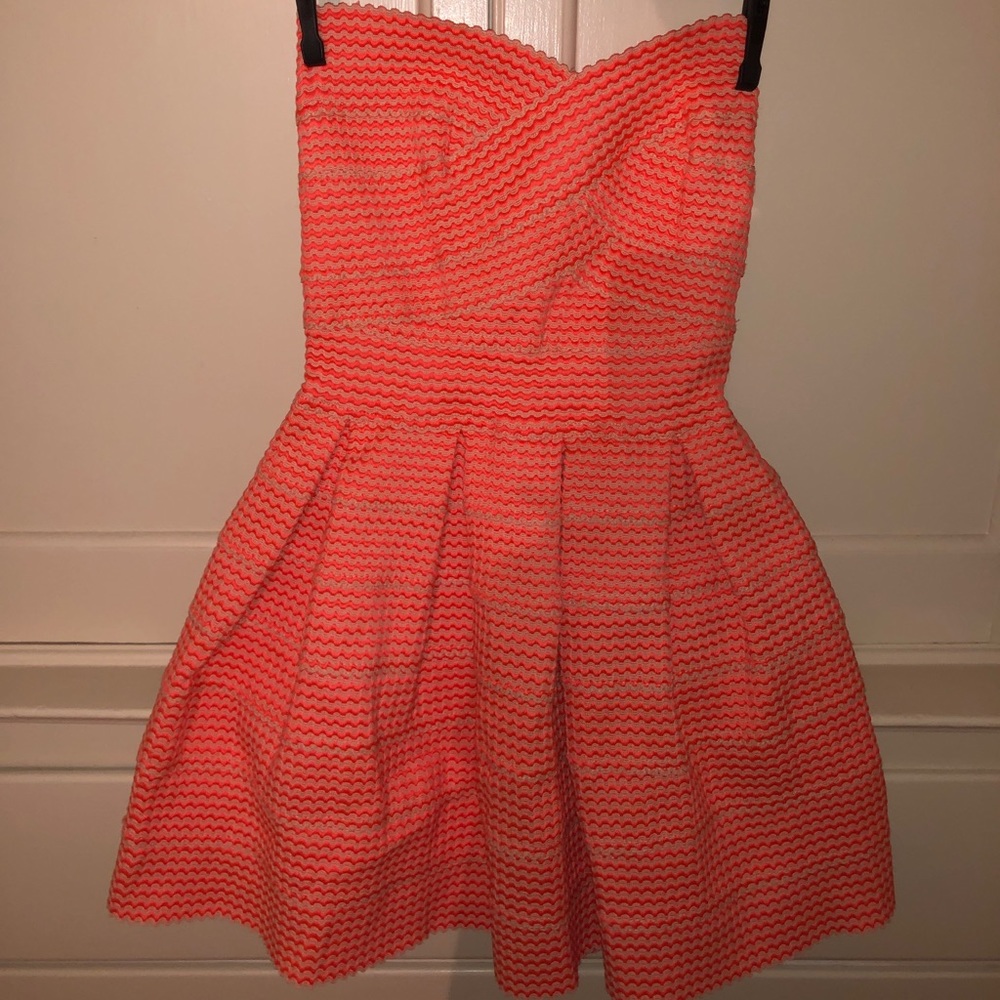 Fancy, Bright orange dress